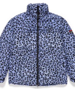 Leopard Down Jacket 'Purple' WACKO MARIA is available at an
